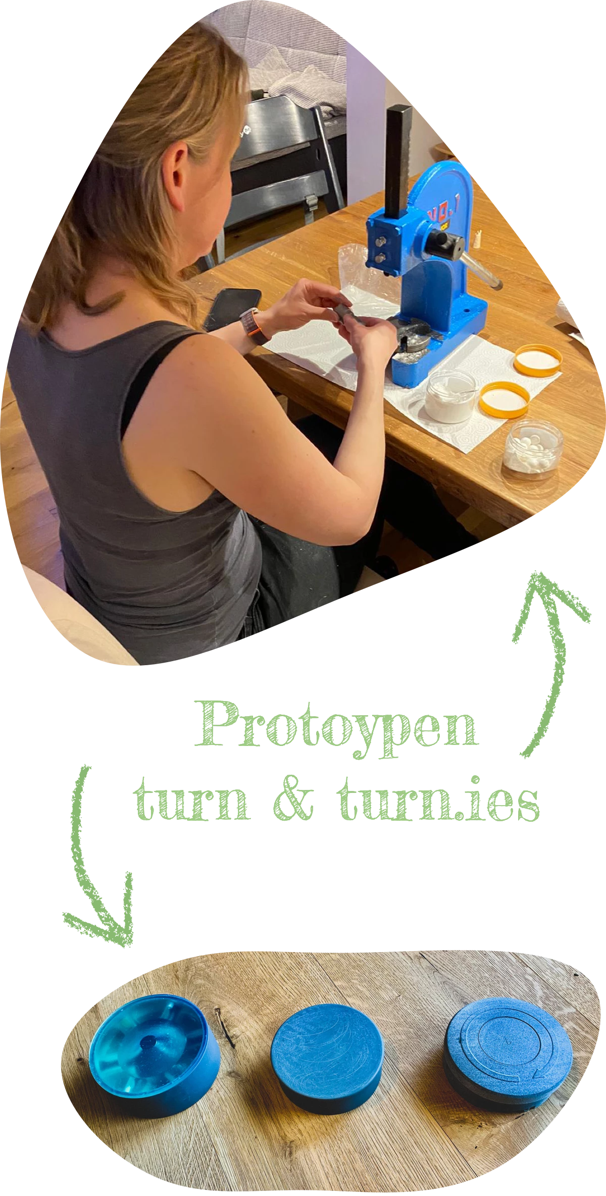 Der erste Prototyp | turn – der innovative Duschkugel Spender