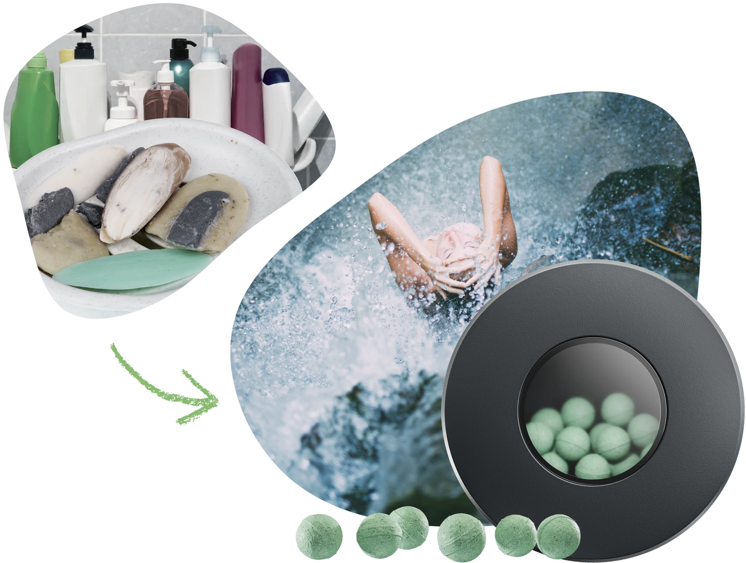 turn – der innovative Duschkugel Spender