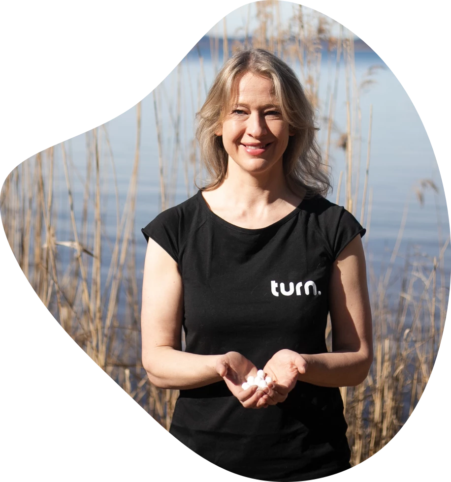 Die Gründerin Katharina Geißel | turn – der innovative Duschkugel Spender
